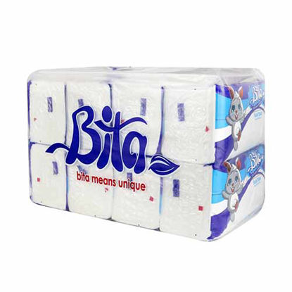 تصویر  دستمال کاغذی 250 برگ بی تا مدل اکونومی بسته 8 عددی