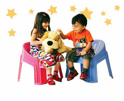 تصویر  صندلی کودک رنگینک