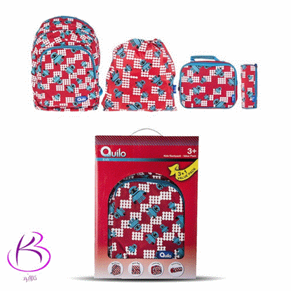 تصویر  پک کوله پشتی کوییلو طرح ربات Quilo Robot