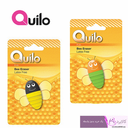 تصویر  پاک کن کوییلو آلمانی طرح زنبور Quilo bee