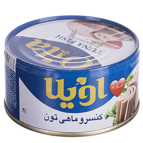 تصویر  تن ماهی در روغن سویا اویلا وزن 180 گرم