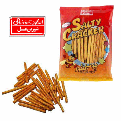 تصویر  کراکر چوب شور شیرین عسل وزن 40 گرم
