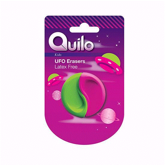 تصویر  پاک کن کوییلو آلمانی دو تایی طرح سفینه Quilo UFO