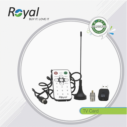 تصویر  کارت tv وایرلس رویال مدل R-DVB001