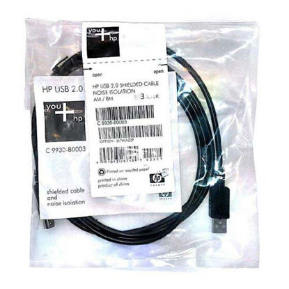 تصویر  کابل پرینتر اورجینال 3 متری hp