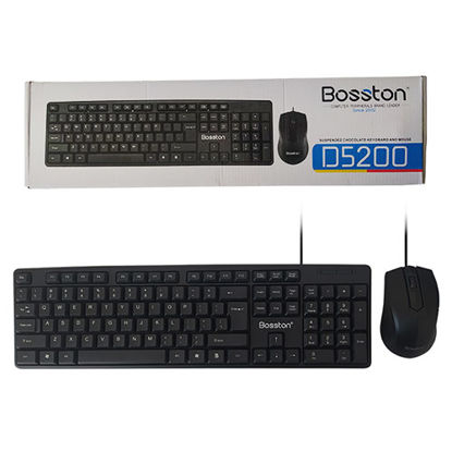 موس و کیبورد با سیم Bosston مدل D5200