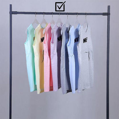 تصویر  تاپ بلند کلاه دار نایک رنگ بنفش کد 07