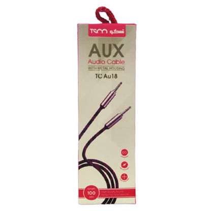 تصویر  کابل AUX تسکو مدل TC AU18 طول 1 متر