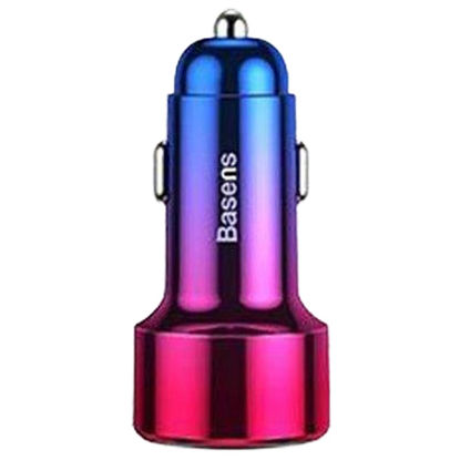 تصویر  شارژر فندکی Basens مدل C10 رنگ هولوگرامی بنفش