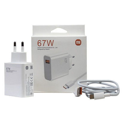 تصویر  آداپتور 67 وات شیائومی با سیم مدل MDY-12E-EF