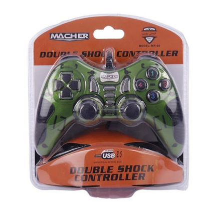 تصویر  دسته بازی مچر کامپیوتری  مدل MR-60 سبز