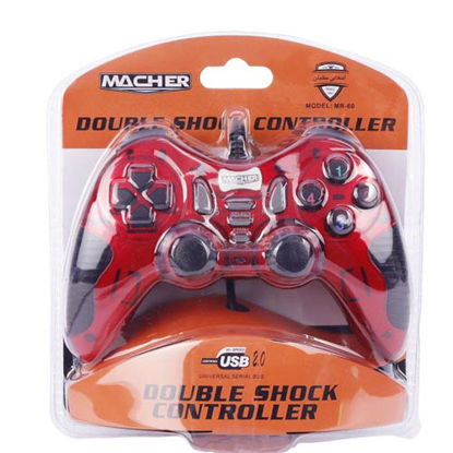 تصویر  دسته بازی مچر کامپیوتری مدل MR-60 قرمز