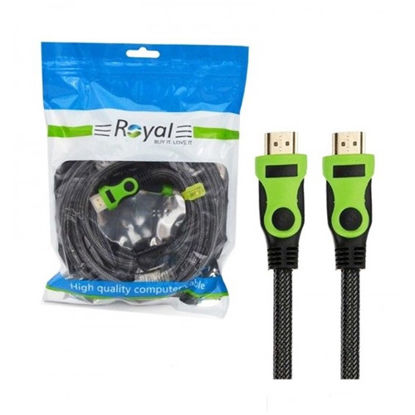 تصویر  کابل (14+1) HDMI کنفی طول 5 متر رویال (ROYAL)