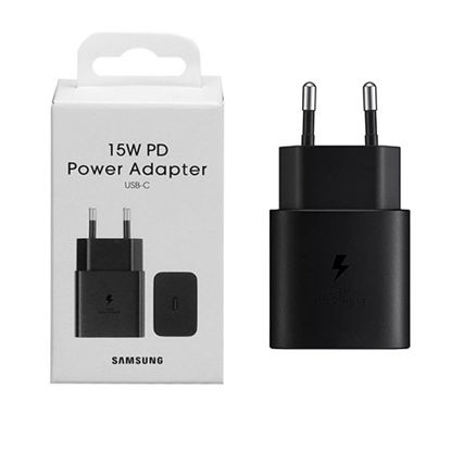 تصویر  آداپتور 15 وات سامسونگ مدل EP-T1510 رنگ مشکی