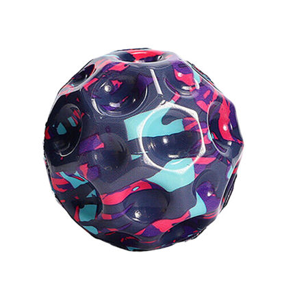 تصویر  توپ پرشی اسفنجی مدل فضایی سرمه ای