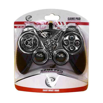 تصویر  دسته بازی شوکدار ایکس پی پروداکت مدل MX214 مشکی