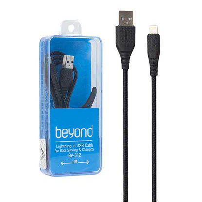 تصویر  کابل تبدیل USB به لایتنینگ بیاند مدل BA-312 مشکی