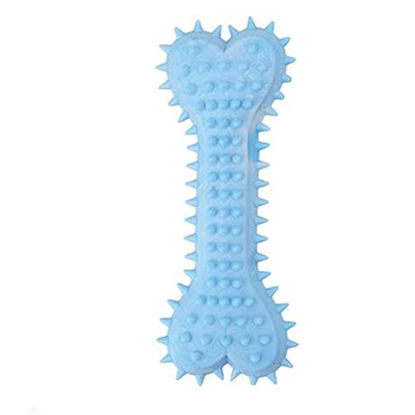 تصویر  اسباب بازی دندانی سگ بایو موزارا مدل استخوان آبی