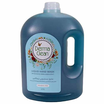 تصویر  مایع دستشویی درماکلین گل ابریشم حجم 3.750 لیتر