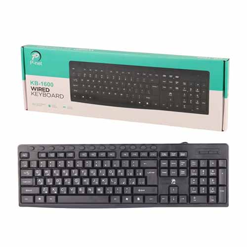تصویر  کیبورد پی نت مدل KB-1600